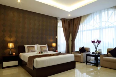 발코니 딜럭스 더블룸 — Thien Ha Hotel & Apartment